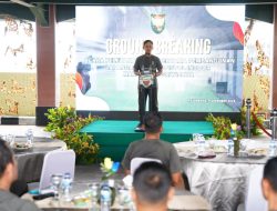 Inovasi Lapangan Tembak Pistol Indoor Modern, Pangdam II/Sriwijaya Lakukan Groundbreaking