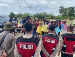 Polres Maybrat Amankan Aksi Demonstrasi Solidaritas Rakyat Papua Peduli HAM Di Kantor DPRK Aifat