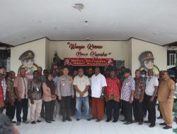Polresta Sorong Kota Perkuat Sinergi dengan Kepala Suku Asli Papua Jaga Kamtibmas Jelang Natal