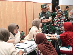 Korem 081/DSJ Gelar Bakti Kesehatan untuk Warga Madiun
