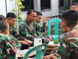 Letkol Marinir Helilintar Pimpin Langsung Morning Brifing Bersama Seluruh Perwira Yonif 2 Marinir