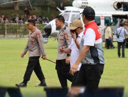 Presiden Prabowo Tinjau Langsung Pos Pengamanan Penanganan Bencana Tanah Longsor di Gampong Gunung Balohen