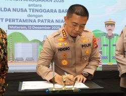 Polresta Mataram Teken Kontrak Penyediaan BBM dan Pelumas dengan Pertamina Patra Niaga