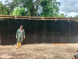 Satgas Gulbencal Kodam I/BB Bangun Fasilitas MCK untuk Pengungsi di Desa Batu Hula