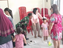 Setiap Ada Kegiatan Posyandu, Pasti Babinsa Selalu Ada