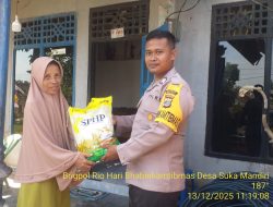 Polsek Way Serdang Hadir untuk Warga, Gerakan Pangan Murah Beras SPHP Disambut Antusias