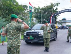 Penyambutan Pangdam I/BB dan Ketua Persit KCK Daerah I/BB di Makodam I/BB