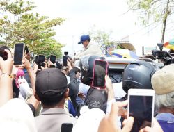 Presiden Prabowo Tinjau Langsung Pengungsi Bencana Banjir di Kab Langkat