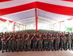 Kunjungi Yonif TP 894/PB, Pangdam II/Sriwijaya : “Jangan Menyakiti, Menakuti, Atau Merugikan Rakyat”