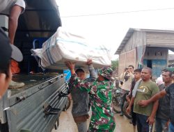 Dandim 0103/Aceh Utara Dampingi Kunjungan Kepala BNPB Pascabanjir Bandang di Langkahan