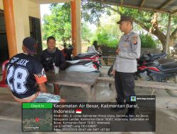 Polisi Intensifkan Patroli Siang, Warga Air Besar Diimbau Jaga Keamanan Lingkungan