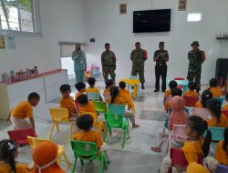 Danramil Gemolong Berikan Pembelajaran dan Motivasi kepada Siswa PAUD