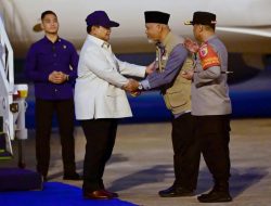 Presiden Prabowo Kembali Mendarat untuk Kedua Kalinya di Sumatera Barat