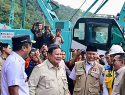 Presiden Prabowo Lanjutkan Kunjungan Ke Tanah Datar