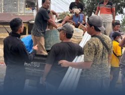 Masyarakat Desa Dalam Aceh Tamiang Sangat Senang dengan Pembuatan Sumur Bor oleh Satbrimob Polda Aceh
