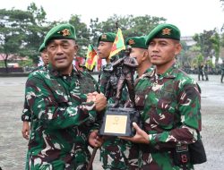 Danrem 044/Gapo Hadiri Upacara Peringatan Hari Juang Infanteri ke-77 Tahun 2025