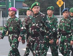 Danrem 081/DSJ Iringi Peleton Yudha Wastu Pramuka Jombang-Trowulan