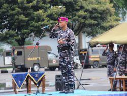 Danyonif 2 Marinir Pimpin Langsung Penutupan Pelatihan Dasar dan Bela Negara Insan Ombudsman T.A 2025
