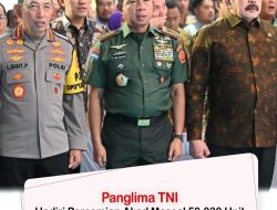 Panglima TNI Hadiri Peresmian Akad Massal 50.030 Unit Rumah Subsidi FLPP oleh Presiden RI
