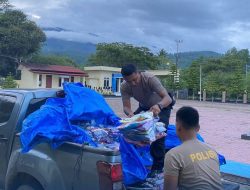 Polres Aceh Selatan Salurkan Bansos Bencana Alam dari Keluarga Besar IKATAPAN AKPOL 2006