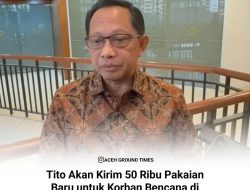 Mendagri Akan Salurkan 50 Ribu Pakaian Baru Untuk Korban Bencana di Aceh Tamiang