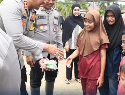 Polres Aceh Tengah Mengawal dan Mendampingi Pendistribusian Bantuan Kemanusiaan dari Komunitas Mobil Land Rover Club Aceh