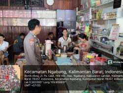Polsek Ngabang Dan Polsubsektor Jelimpo Gencar Laksanakan Patroli Rutin Menjelang Natal