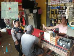Personil Polsubsektor Jelimpo Lakukan Patroli Menjelang Hari Raya Natal Untuk Pastikan Situasi Kamtibmas Yang Kondusif