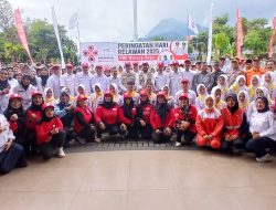 Danramil 0818-02/Batu Hadiri Apel Hari Relawan PMI Se-Malang Raya Tahun 2025