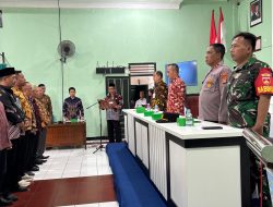 Babinsa Hadiri Pengukuhan Jaga Warga