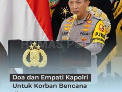 Kapolri Mendoakan Korban Bencana Alam yang Terjadi di Wilayah Sumatra Pada Press Rilis Akhir Tahun