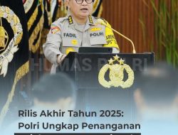 Mabes Polri Gelar Press Rilis Akhir Tahun Secara Hybrid