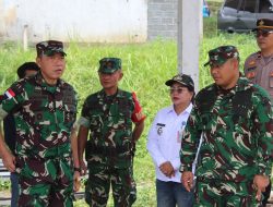 Percepat Progres Pembangunan, Danrem 131/Stg Tinjau KDKMP di Wilayah Kodim 1310/Btg