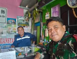 Babinsa 36 Ilir Pantau Perkembangan Kependudukan di Kecamatan Gandus