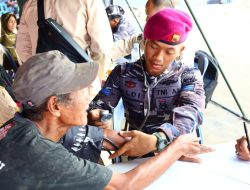 TNI AL Turup Tahun Dengan Mengelar Aksi Kemanusiaan di Bireuen Aceh