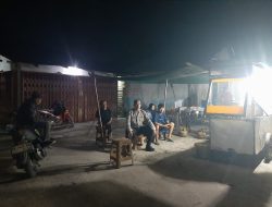 Cegah Pencurian Bermotor, Polisi sambangi Warga nya Dalam Patroli Malam