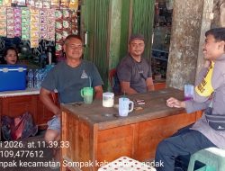 Bentuk Kepedulian terhadap Warga Binaan, Bhabinkamtibmas Desa Sompak Sampaikan Pesan Kamtibmas