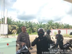 Hadir di Tengah Warga, Polsek Meranti Patroli SPBU Cegah Gangguan Kamtibmas