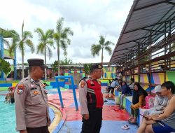 Polsek Tanjung Raya Kawal Keamanan di Objek Wisata Mesuji, Kunjungan Wisatawan Tetap Lancar