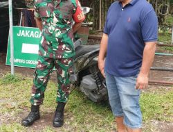 Babinsa Eratkan Silaturahmi diwilayah Binaan