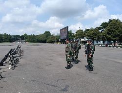 Pengawak Senjata Bantuan Yonif 2 Marinir TNI AL Laksanakan Apel Kelengkapan Jelang Latihan