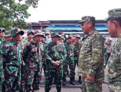 Cepat Tanggap, Pangdam XIII Merdeka Mayjen TNI Mirsa Agus, S.I.P., Berangkatkan Personel ke Sitaro