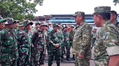 Cepat Tanggap, Pangdam XIII Merdeka Mayjen TNI Mirsa Agus, S.I.P., Berangkatkan Personel ke Sitaro