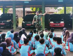 Belajar di Markas TNI, Siswa MI Thoriqul Huda Kenal Dunia Militer Sejak Dini