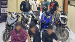 Polisi Ungkap Komplotan Curanmor, Enam Tersangka Ditangkap Bersama Lima Unit Motor Hasil Kejahatan