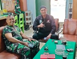 Perkuat Sinergitas TNI dan Media, Awak Barometer99.com Kunjungi Koramil 0818/11 Donomulyo