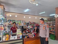 Patroli Rutin, Polsek Kuala Behe Ajak Warga Bersama Jaga Kamtibmas Yang Kondusif