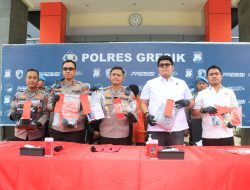 Aksi Tegas Polres Gresik, 3 Gangster Kampungan Dibekuk