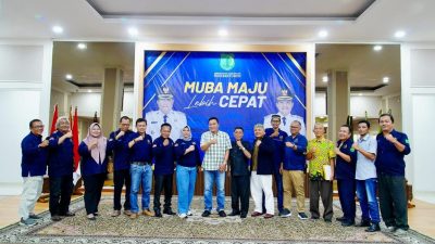 Sambut Audiensi PWI Sumsel, Bupati Muba HM Toha Siap Dukungan Program PWI untuk Kemajuan Daerah