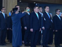 Lantik 32 Pimti Pratama, Menkum : Pemimpin Harus Tegas dan Berentigritas